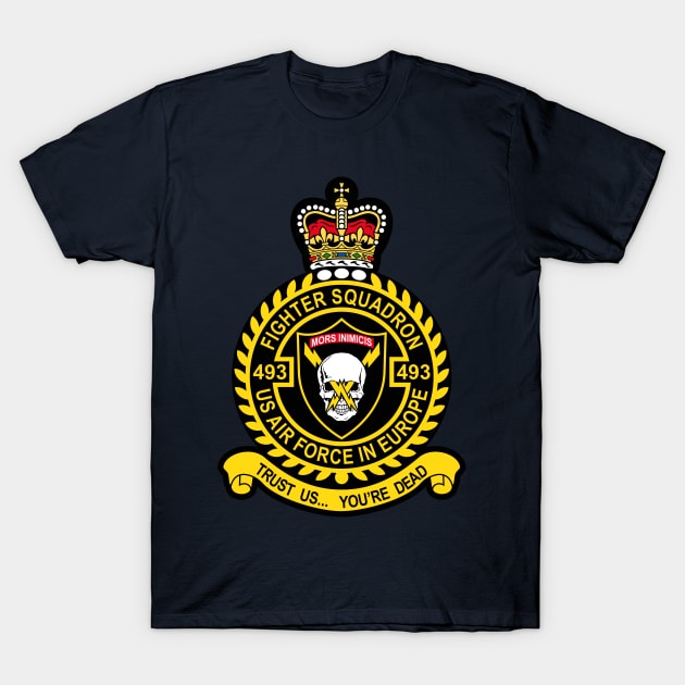 493rd Fighter Squadron T-Shirt by MBK